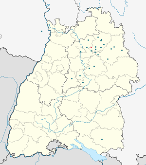 Karte von Bretzfeld mit Markierungen für die einzelnen Unterstützenden